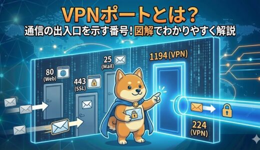 VPNポートとは？ポート開放は必要？番号や仕組みをわかりやすく解説