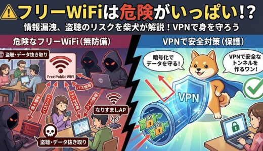 フリーWiFiの危険性と安全対策7選