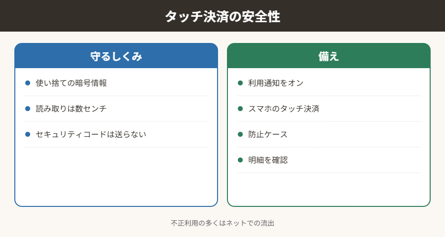 タッチ決済の安全性
