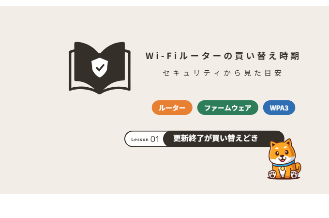 Wi-Fiルーターの買い替え時期