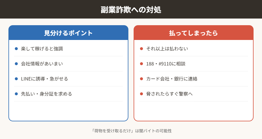 副業詐欺への対処
